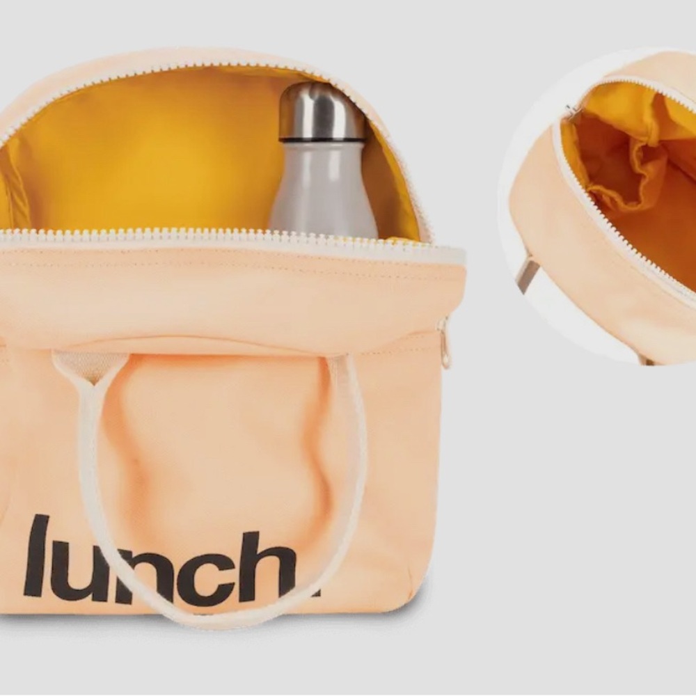 Sunny Peach Lunch Bag - Picture 7 of 8